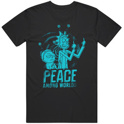 Rick And Morty Peace Among Worlds Cartoon Tv Show T Shirt