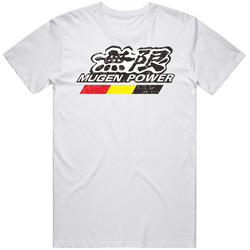Mugen Power Automobile Car Truck Motorcycle Auto Parts Cool Distressed Style Brand Logo Emblem T Shirt