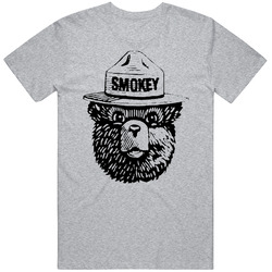 Smokey The Bear - Only You Can Prevent Forest Fires, Camping, Summer, Outdoors, Da Bears T Shirt