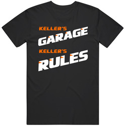 Keller Garage Rules Funny Car Repair Hobby T Shirt