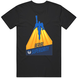 Pharah Overwatch T Shirt Aerial Superiority Spray Tee T Shirt