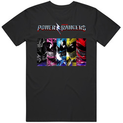 Saban Power Rangers 2017 T Shirt Saban Power Rangers 2017 T Shirt