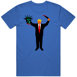 Trump Holding Head Of Statue Of Liberty T Shirt