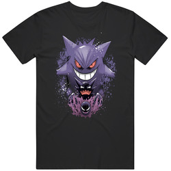 Pokemon Go T Shirt Ghastly Haunter Gengar Video Game Tee Unisex Apparel T Shirt
