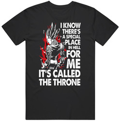 Drgaon Ball Super T Shirt Vegeta Hell's Throne Training Anime Tee T Shirt