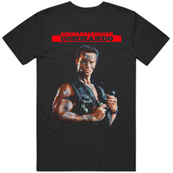 Arnold Schwarzenegger Commando Movie T Shirt Arnold Schwarzenegger Commando Movie T Shirt