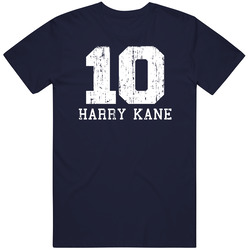 Harry Kane #10 Tottenham Football Fan Worn Look Sports T Shirt