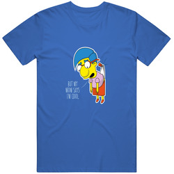 Milhouse Van Houten - But My Mom Thinks I'm Cool Tee - The Simpsons Funny T Shirt