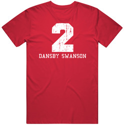 Dansby Swanson No.2 Atlanta Baseball Fan Worn Look Sports T Shirt
