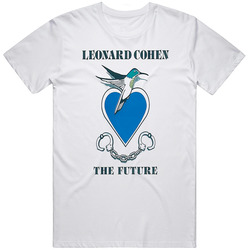 Leonard Cohen The Future  Tee - Album Cover Art - Folk Music - Singer Song Writer Poet T Shirt