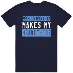 Marcus Mariota Makes My Heart Throb Tennessee Football Player Cool Fan T Shirt