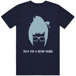 Overwatch T shirt Mei Fight For A Better World Video Game Fun Tee Unisex Apparel T Shirt