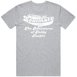 Soulmate Is The Adventures Of Teddy Ruxpin  Christmas Gift Worn Look T Shirt
