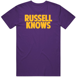 D'angelo Russell Knows Los Angeles Basketball Player Funny Sports Fan T Shirt