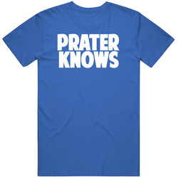 Matt Prater Knows Detroit Football Player Sports Fan T Shirt