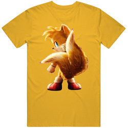Sonic 2 Tails Movie Character T Shirt Sonic 2 Tails Movie Character T Shirt