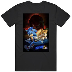 Sonic The Hedgehog 2 Movie Fan T Shirt Sonic The Hedgehog 2 Movie Fan T Shirt