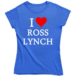 I Heart / Love Ross Lynch (white Font) Austin & Ally Inspired Ladies T Shirt I Heart / Love Ross Lynch (white Font) Austin & Ally Inspired Ladies T Shirt