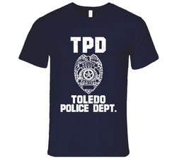 Toledo Police Department Dept Tpd Officer Inspired Custom City Unisex T Shirt
