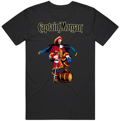 Hot Design Awesome Beer Logo Captain Morgan T Shirt