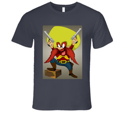 Looney Tunes Yosemite Sam Men's Fitted T Shirt