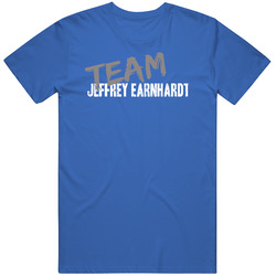 Team Jeffrey Earnhardt Nascar Driver Fan Worn Look Sports T Shirt