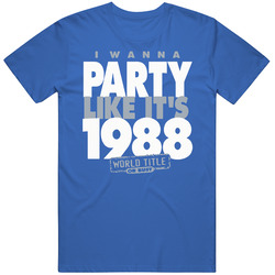 La Dodgers Party Like It's 1988 World Series Baseball T Shirt