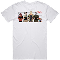 The Usual Suspects Jason Freddy Chucky Leatherface Michael Myers Halloween Movie T Shirt The Usual Suspects Jason Freddy Chucky Leatherface Michael Myers Halloween Movie T Shirt