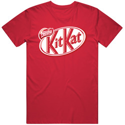 Kit Kat Logo Chocolate Bar Halloween Costume Red T Shirt