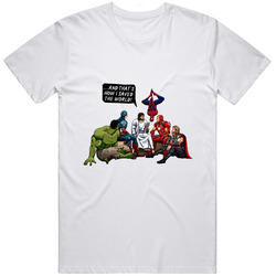 And That's How I Saved The World Jesus T Shirt