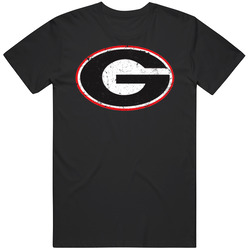 Georgia Bulldogs 2 Distressed T Shirt