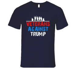 Veterans Against Donald Trump Anti Support President Trending Haters T Shirt