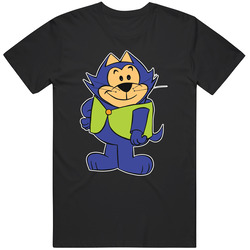 Top Cat Benny the Ball Characters Movie T Shirt Choo Choo Spook Top T Shirt