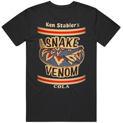 Kenny Stabler Snake Venom Cola Oakland Houston New Orleans Football T Shirt