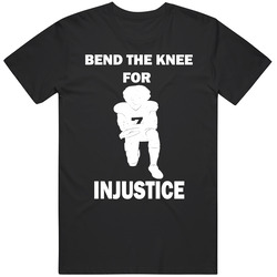 Colin Kaepernick Fan Bend The Knee For Injustice Human Rights Groups T Shirt