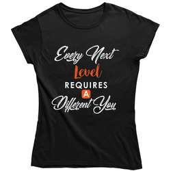 Next Level Tee_black Ladies T Shirt