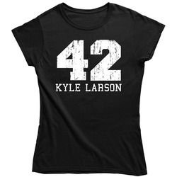 Kyle Larson No.42 Nascar Driver Fan Worn Look Sports Ladies T Shirt