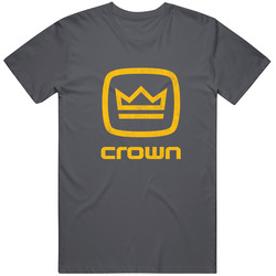 Crown, T-shirt, Audio, Stereo, Amp, Receiver, System, Music, Logo T Shirt