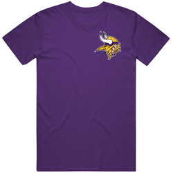 Minnesota Vikings Distressed Small Emblem T Shirt