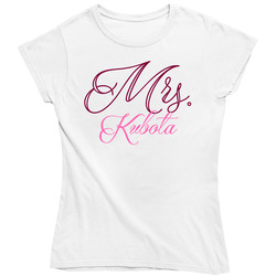 Mrs Kubota Last Name Funny Ladies T Shirt