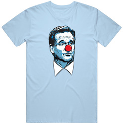 Roger Goodell Is A Clown Funny Barstool Light Blue T Shirt