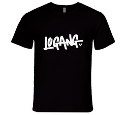 The Logang Maveric Logan Paul Men's Black T-shirt From Us 100% Cotton Clothing T Shirt