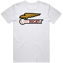 New Ducati Moto Italian Motorcycles T-Shirt 100% Cotton T Shirt