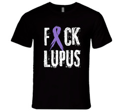 Fuck Lupus Purple Ribbon Unisex T Shirt