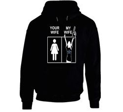 Dallas Cowboys Hoody Sports Football Apparel Your Wife My Wife Hoodie