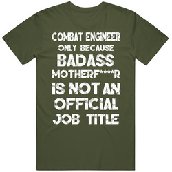 Combat Engineer Army T Shirt Men's Standard Fit T Shirt