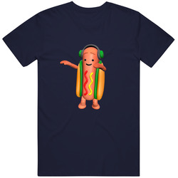 Dancing Hot Dog - Royal Blue T Shirt