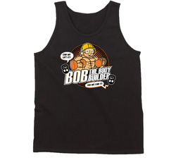 Bob The Body Builder Workout Gym Kids Show Funny Tanktop