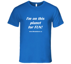 On This Planet.ca - Blue T Shirt