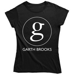 Wm Garth Brooks Ladies T Shirt